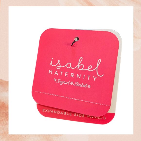 Isabel Maternity Black Denim Bermuda Expandable Side Shorts - Picture 4 of 4